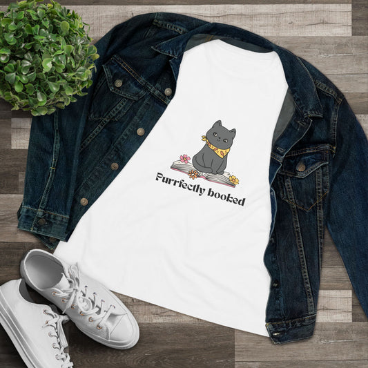 Purrfectly Booked Cotton Tee