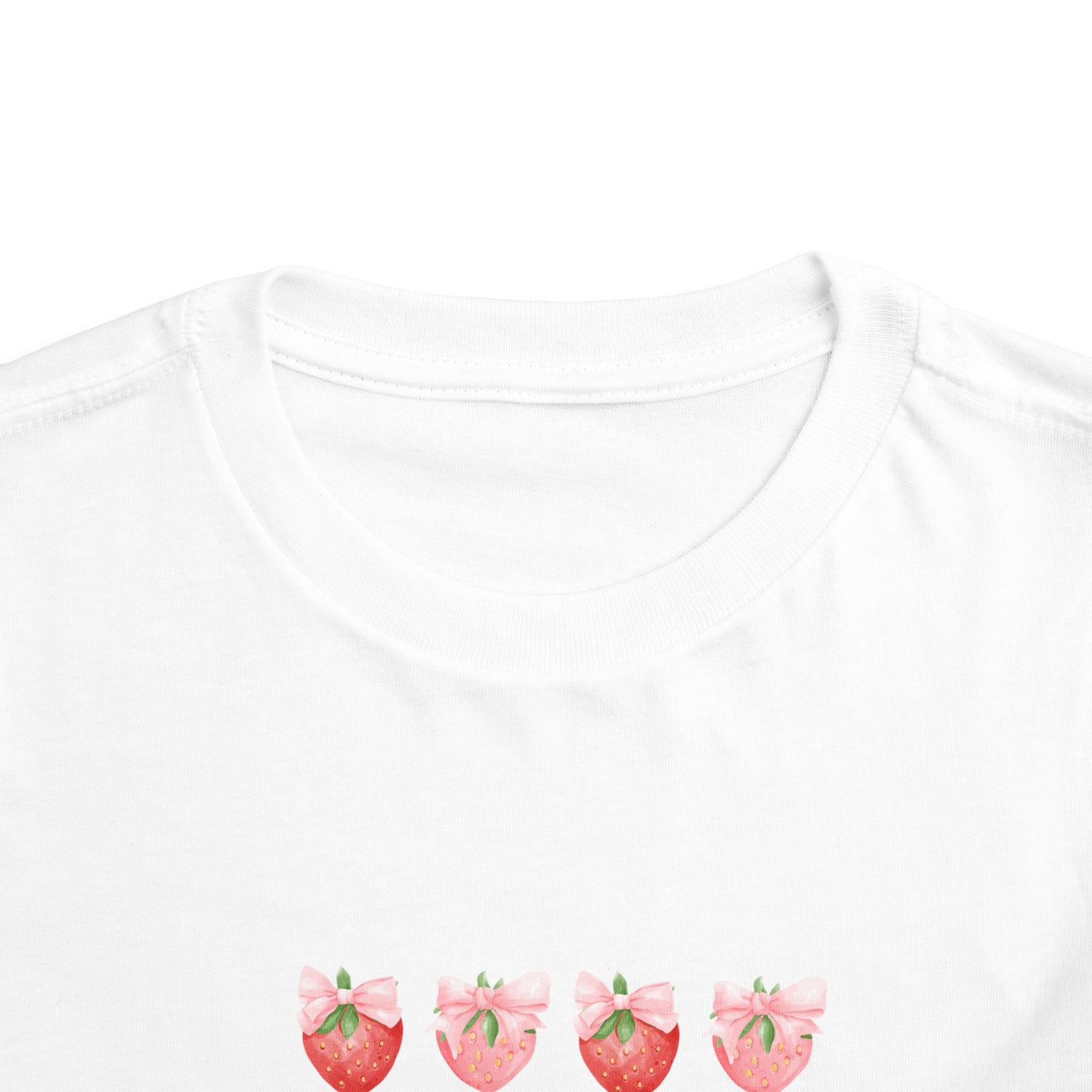 Cute Strawberry Toddler Short Sleeve Tee