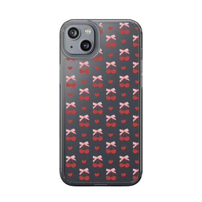 Cute Cherry - Clear Phone Case