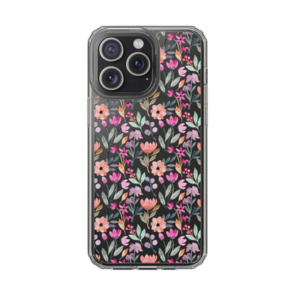 Floral - Clear Phone Case