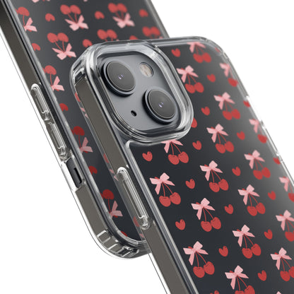 Cute Cherry - Clear Phone Case