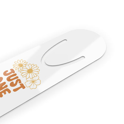 Just One More Page Metal Bookmark