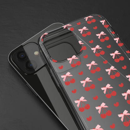 Cute Cherry - Clear Phone Case