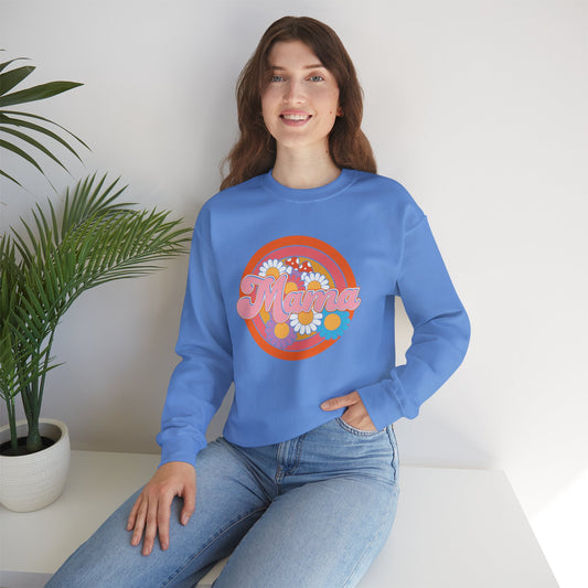 Cute Floral Mama Sweatshirt