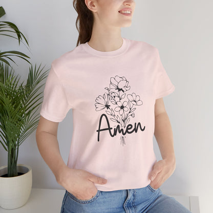 Floral Amen Tee