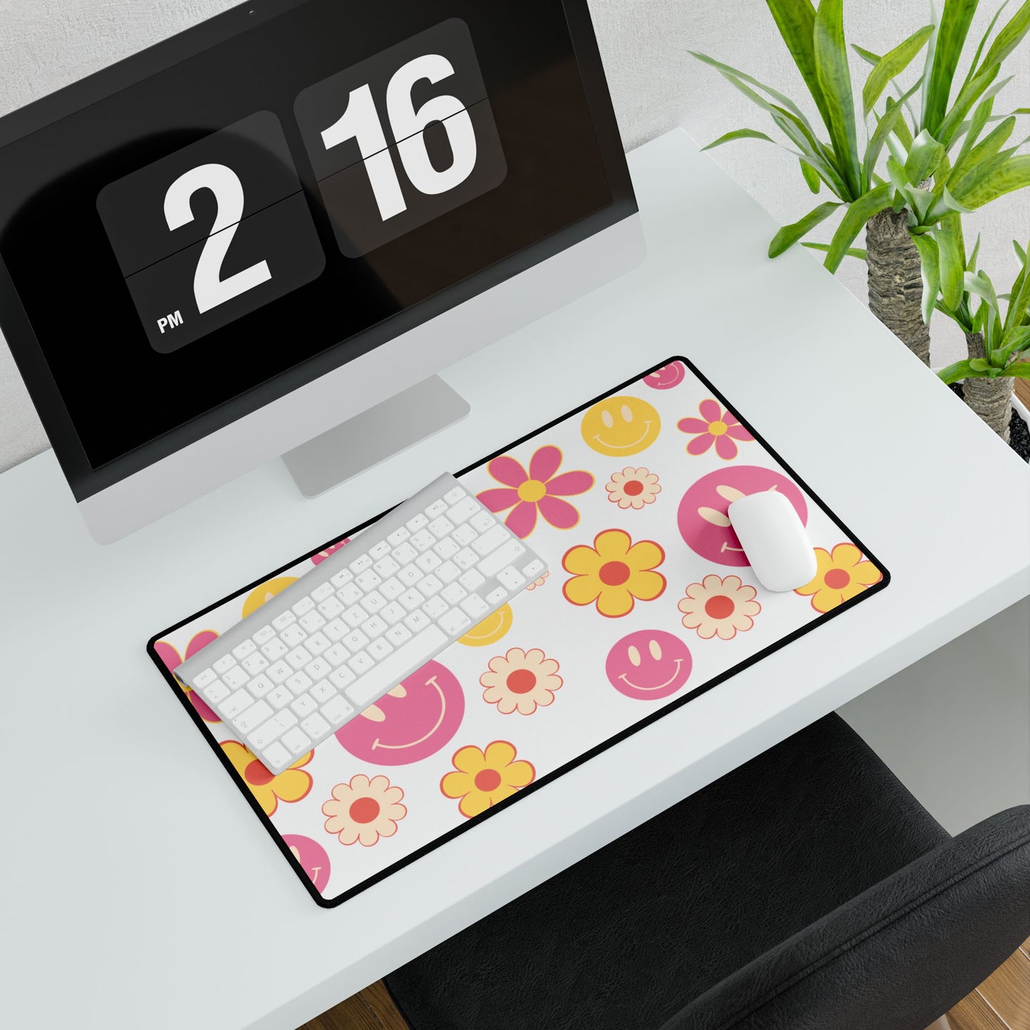 Desk Mat - Floral Smile