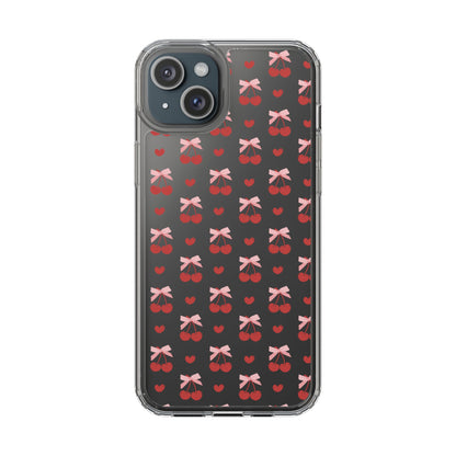 Cute Cherry - Clear Phone Case