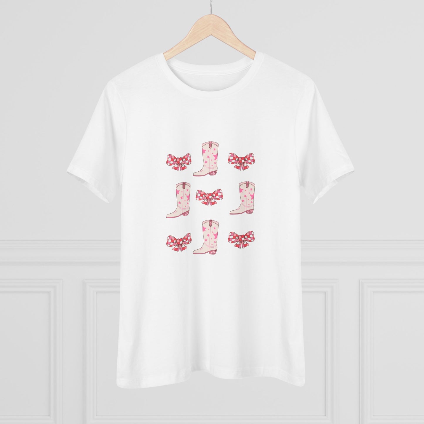 Floral Cowboy Boots Cotton Tee