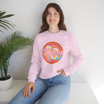 Cute Floral Mama Sweatshirt