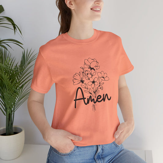 Floral Amen Tee