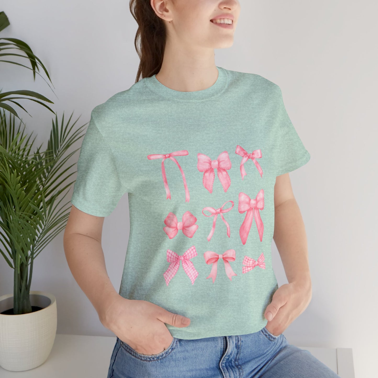 Cute Pink Ribbon Tee