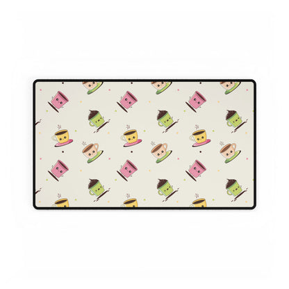 Desk Mat - Cute Coffee