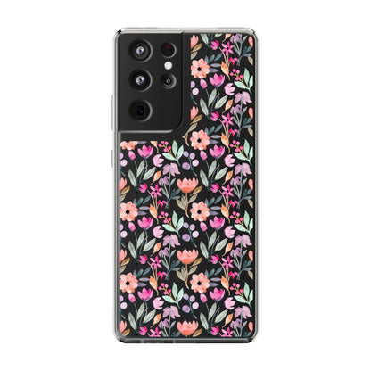 Floral - Clear Phone Case