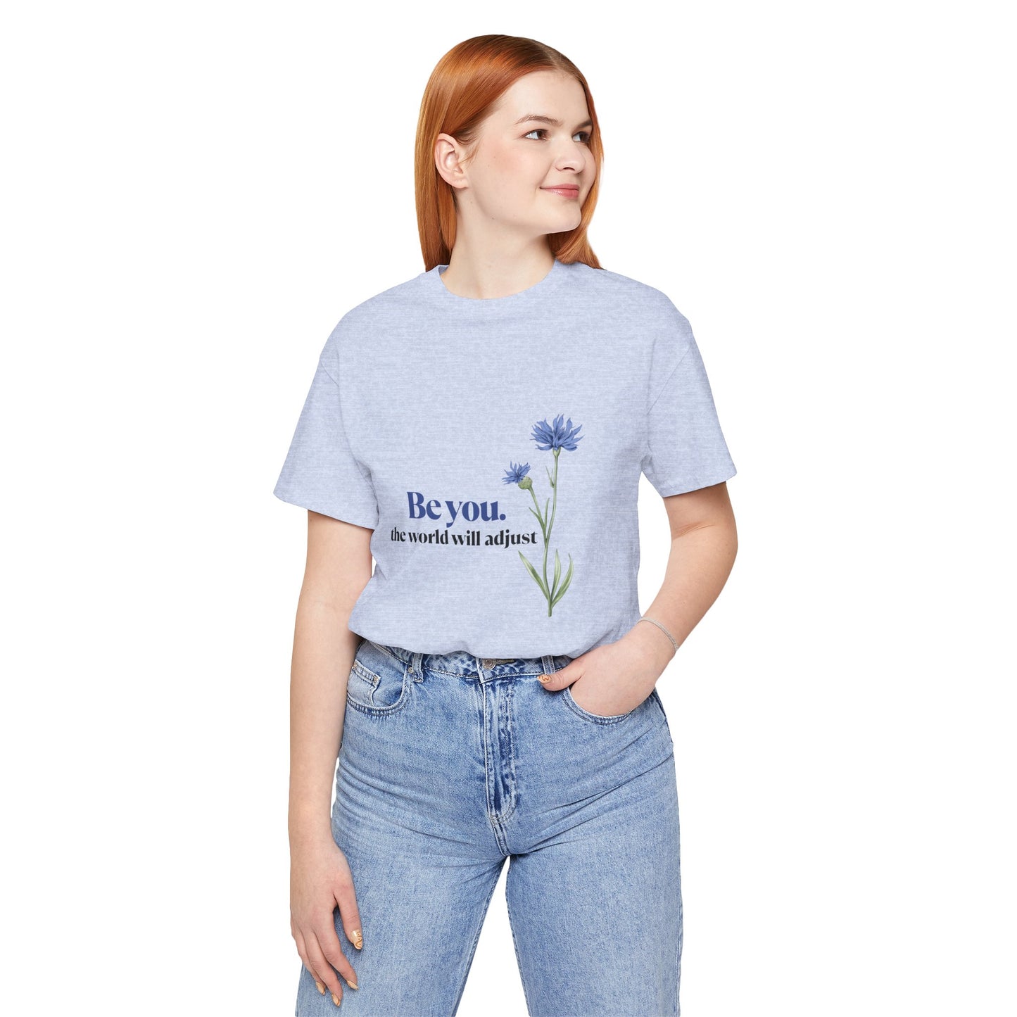 Flower Tee - 'Be You' Short Sleeve Shirt