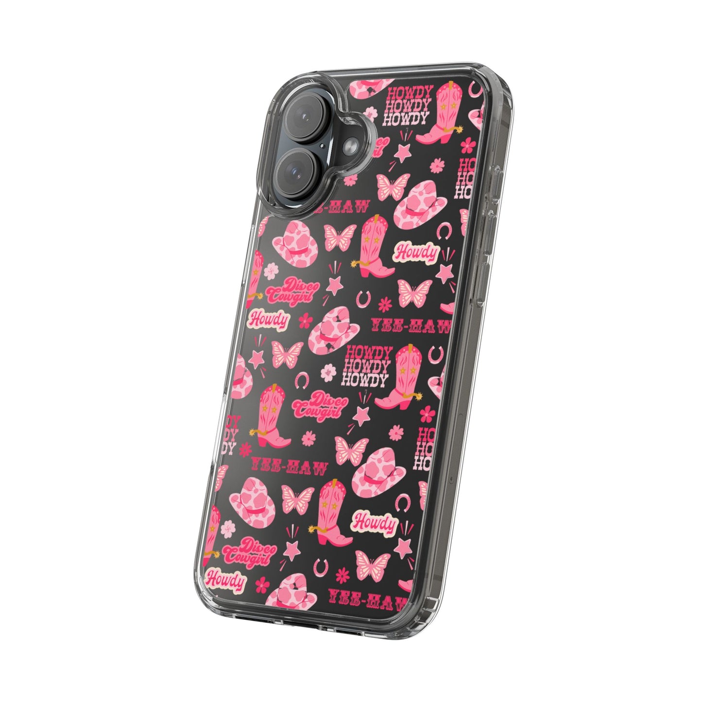 Cute Cowgirl - Clear Phone Case
