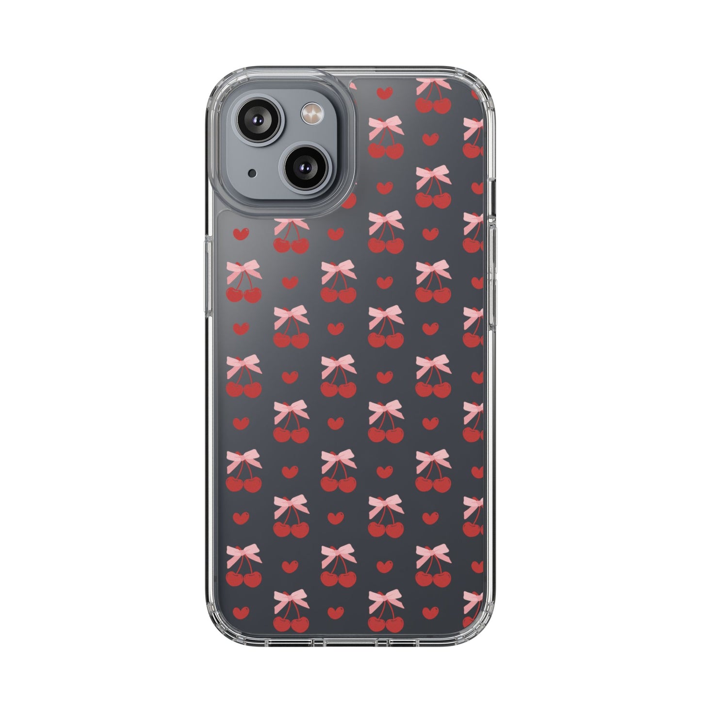 Cute Cherry - Clear Phone Case