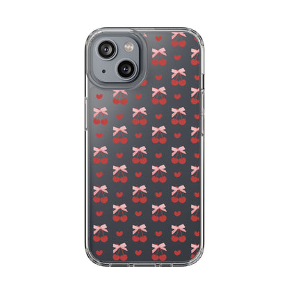 Cute Cherry - Clear Phone Case