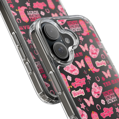 Cute Cowgirl - Clear Phone Case