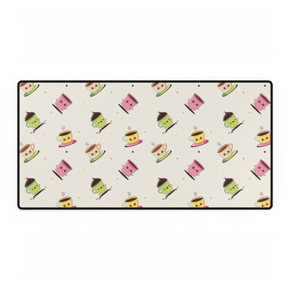 Desk Mat - Cute Coffee