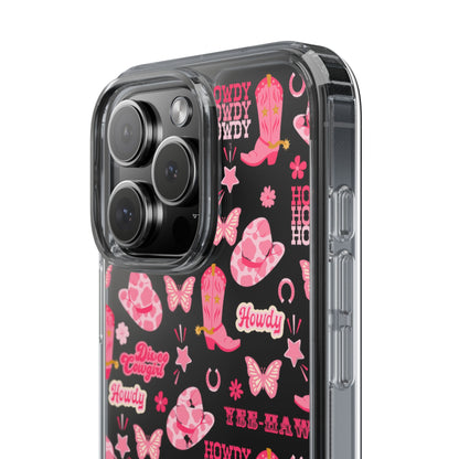 Cute Cowgirl - Clear Phone Case