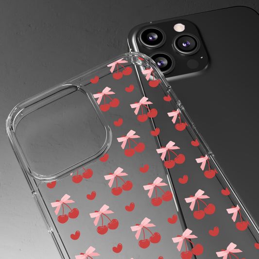 Cute Cherry - Clear Phone Case