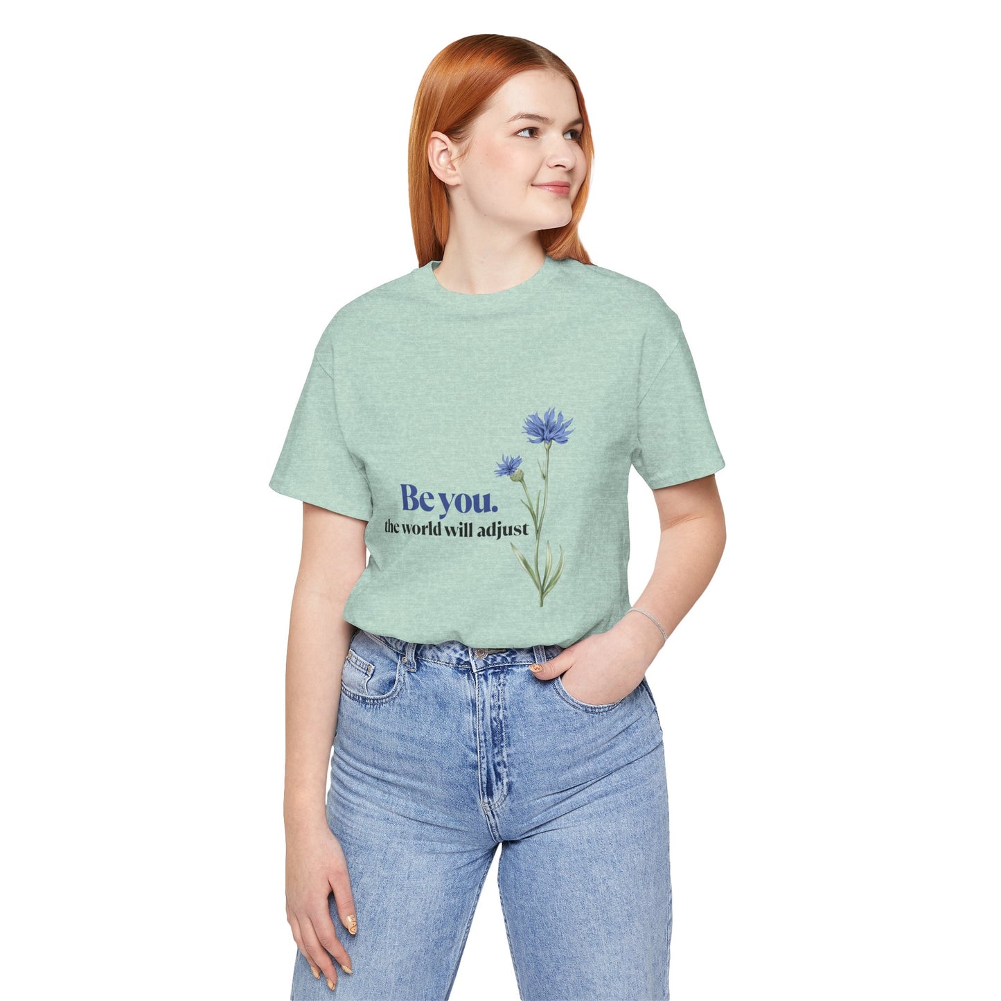 Flower Tee - 'Be You' Short Sleeve Shirt