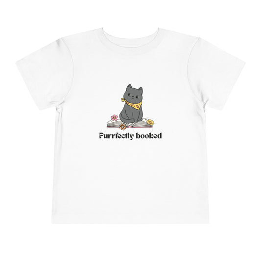 Purrfectly Booked Toddler Short Sleeve Tee