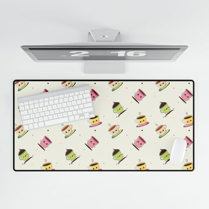 Desk Mat - Cute Coffee