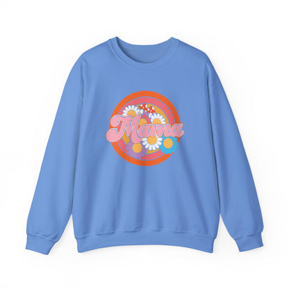 Cute Floral Mama Sweatshirt