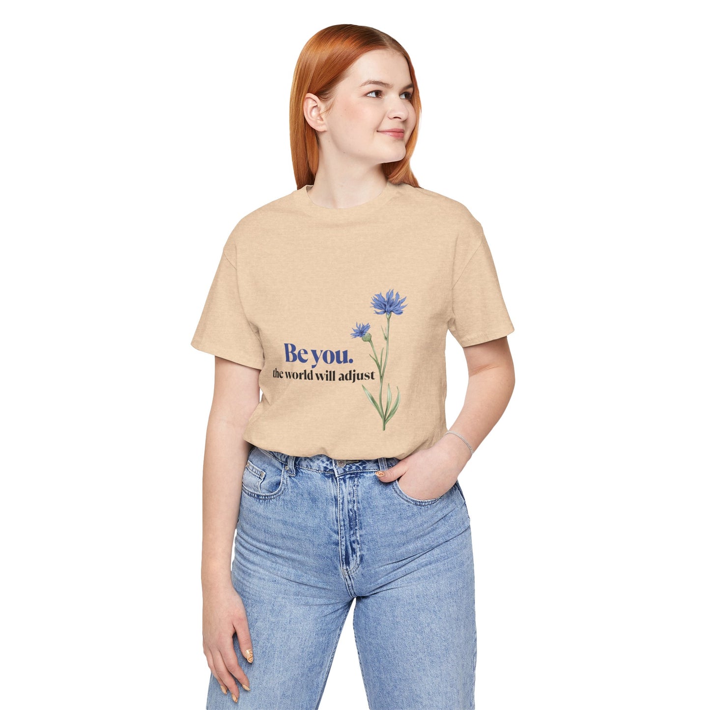 Flower Tee - 'Be You' Short Sleeve Shirt
