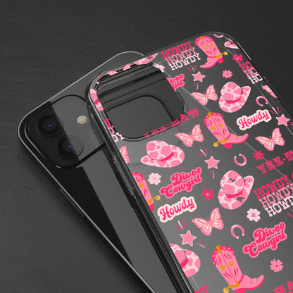 Cute Cowgirl - Clear Phone Case