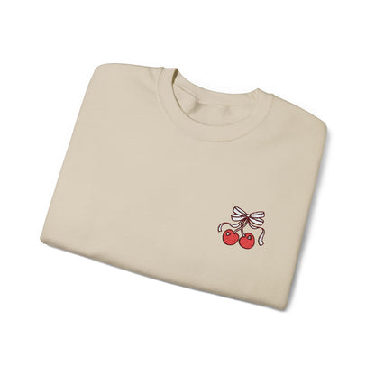 Cherry Embroidered - Sweatshirt