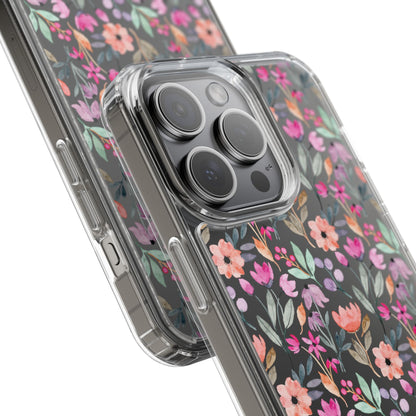 Floral - Clear Phone Case