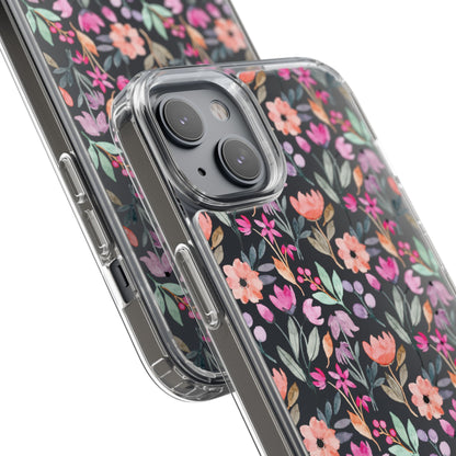 Floral - Clear Phone Case