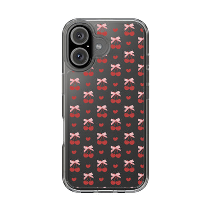 Cute Cherry - Clear Phone Case