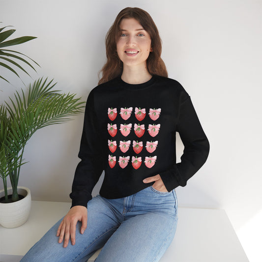 Cozy Strawberry Sweatshirt