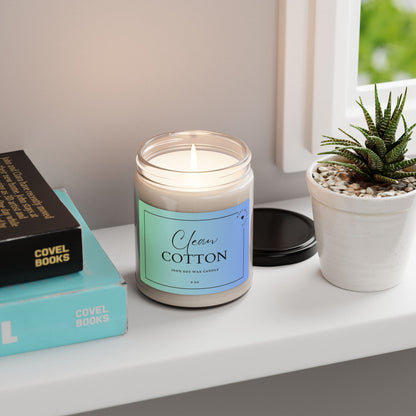 Clean Cotton Scented Soy Candle - 9oz