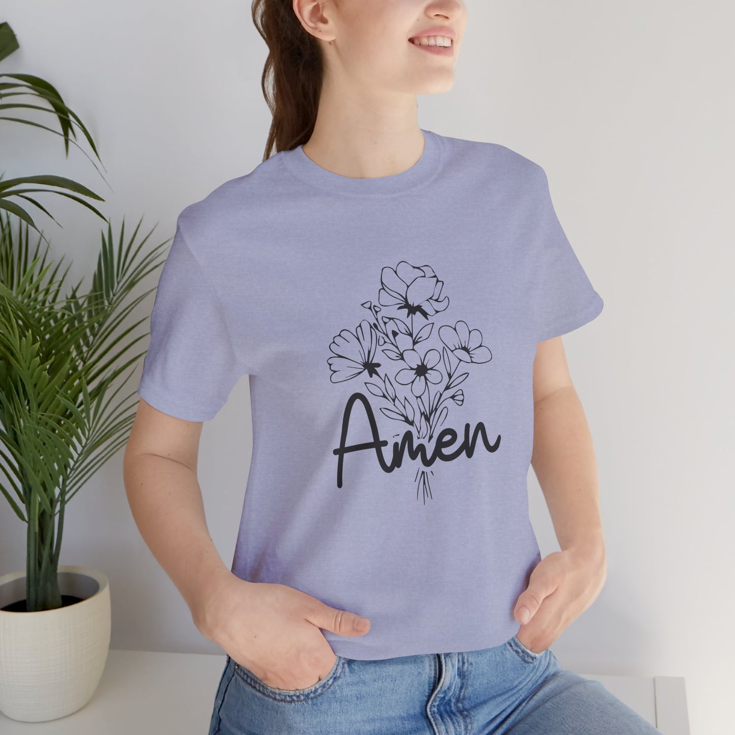Floral Amen Tee