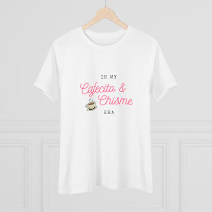 In My Cafecito & Chisme Cotton Tee