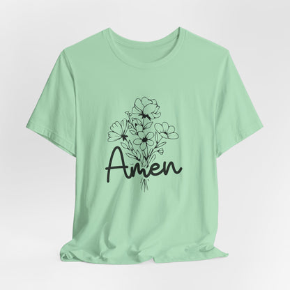 Floral Amen Tee